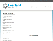 Tablet Screenshot of heartlandproducts.net